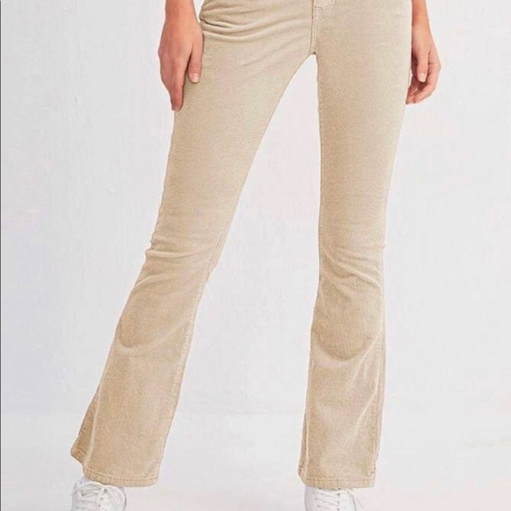 SHEIN flared corduroys